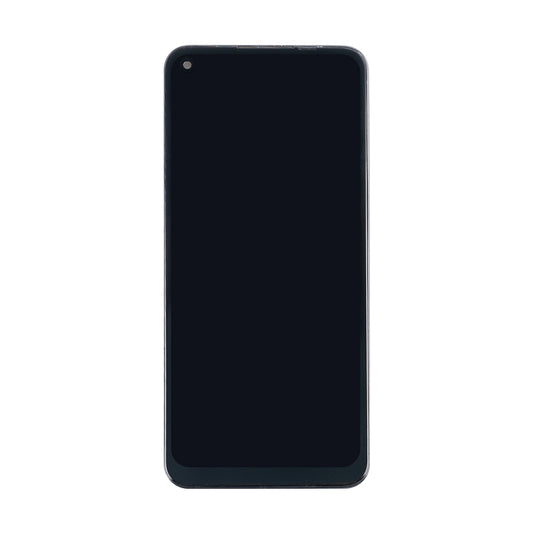 Realme 8i, Narzo 50 Display And Digitizer With Frame Black Service Pack
