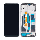Realme 8i, Narzo 50 Display And Digitizer With Frame Black Service Pack