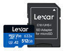 Lexar MicroSDXC High-Performance UHS-I 633x 512GB