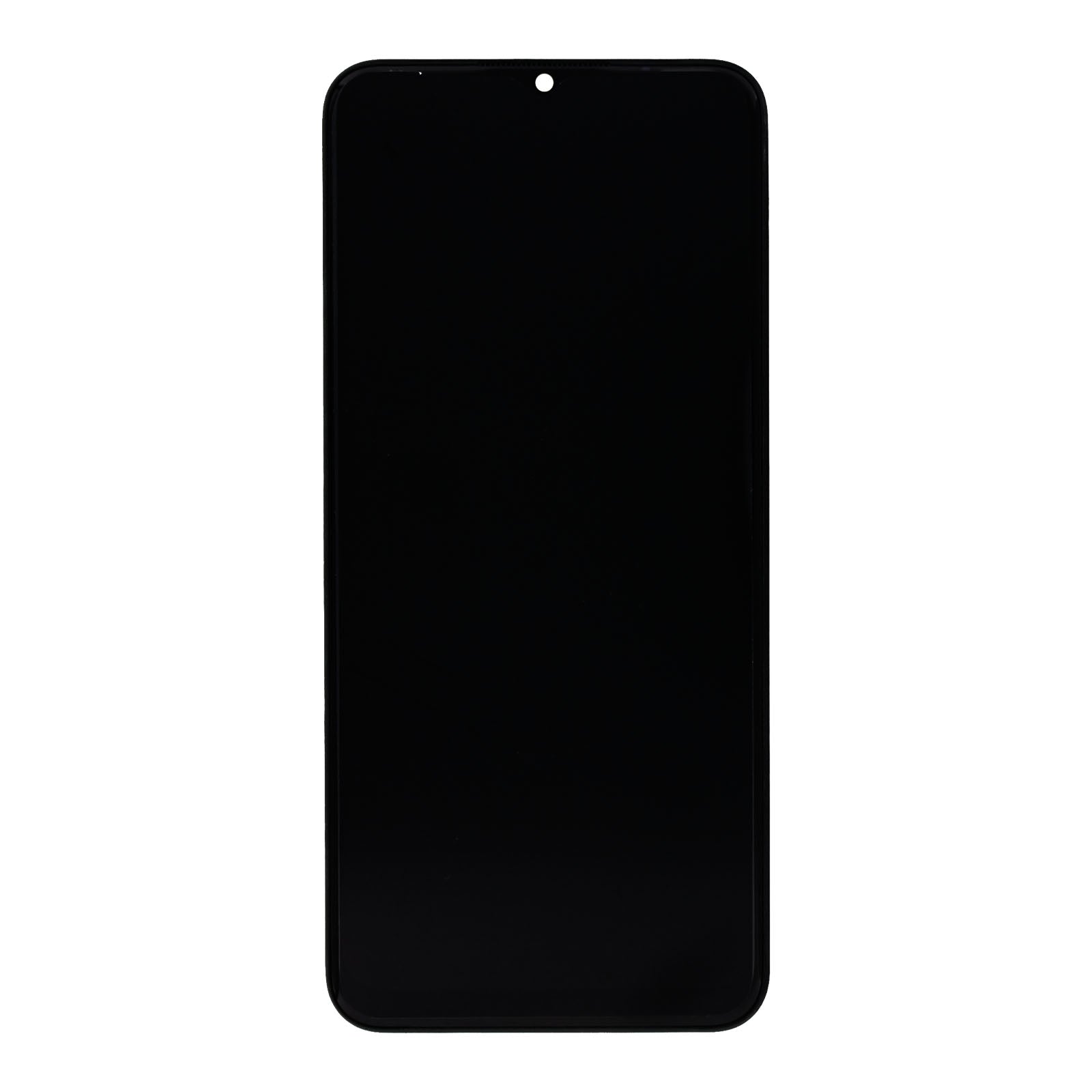 Realme C25Y Display And Digitizer With Frame Black Service Pack
