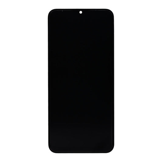 Realme C25Y Display And Digitizer With Frame Black Service Pack