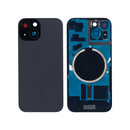 For iPhone 15 Extra Glass With Enlarged Camera Frame Black Compatible