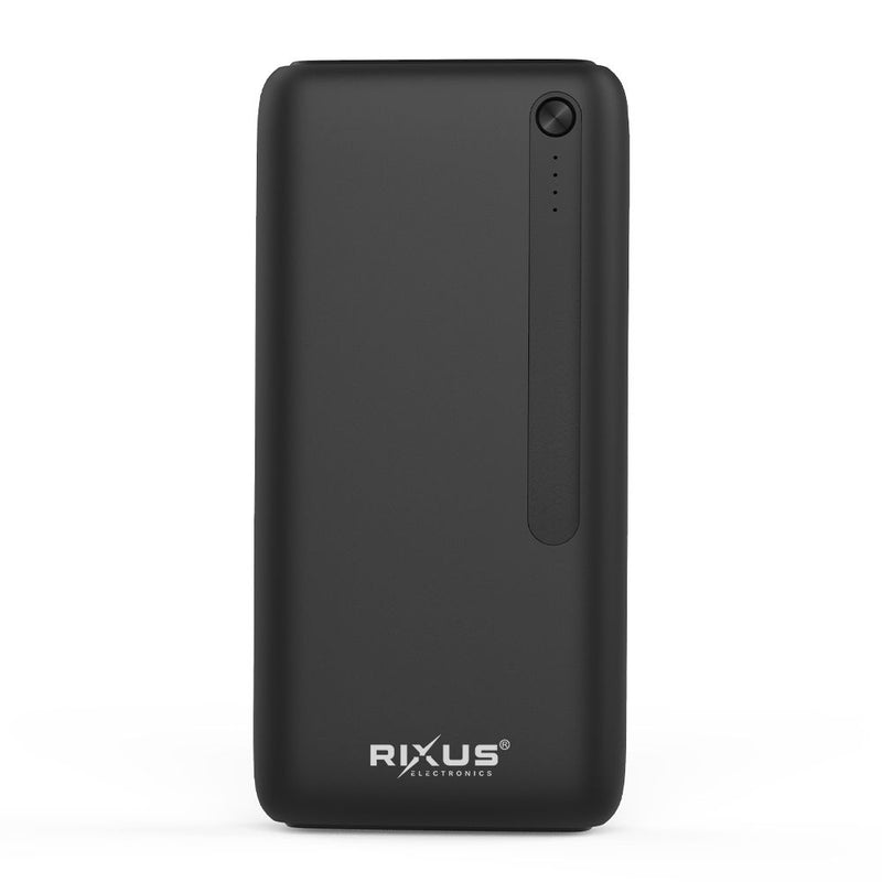 Rixus RXPB38B High Capacity Power Bank 30.000mAh Black