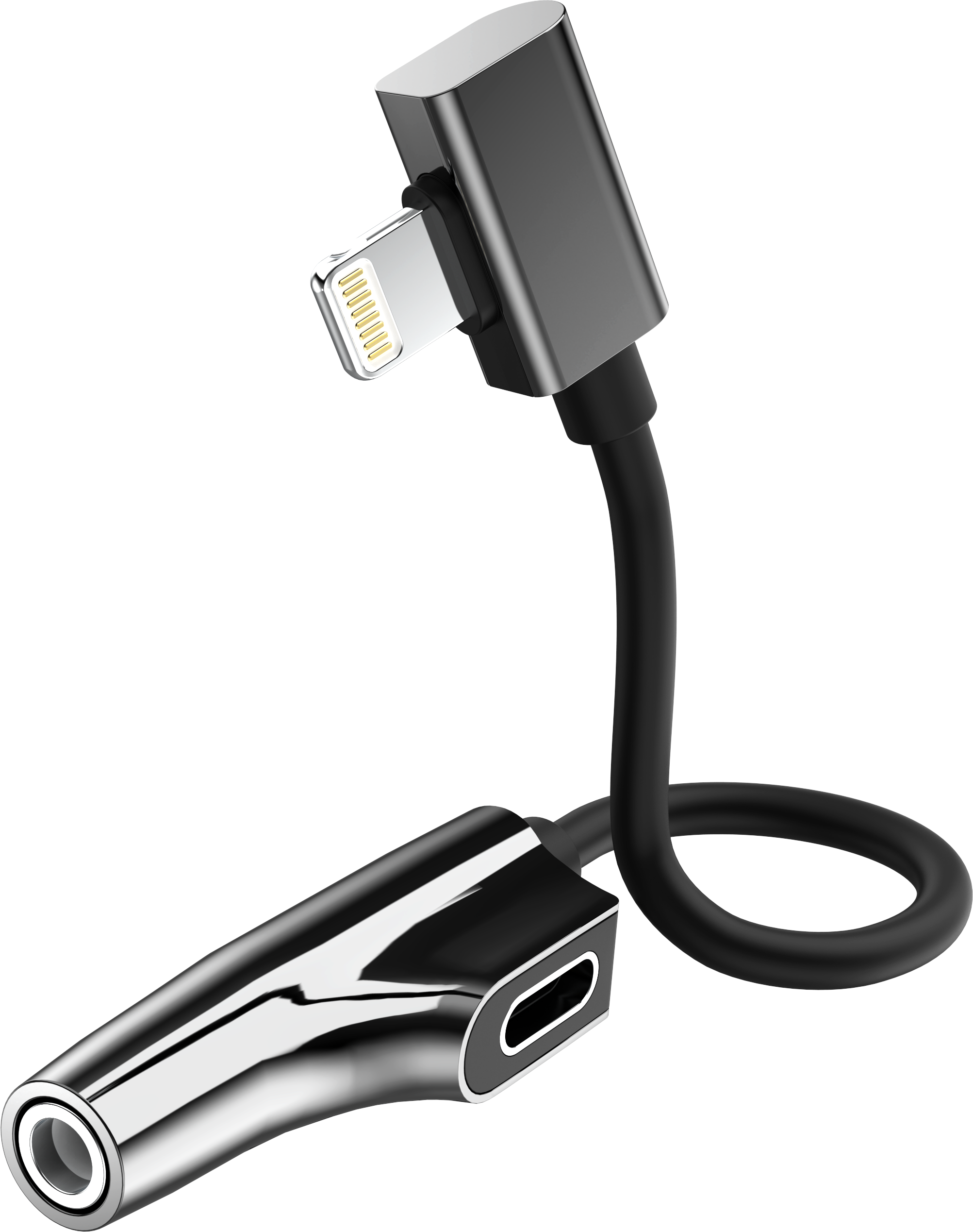 Rixus RXL07 Adapter Charge And Audio Cable For Lightning Connector