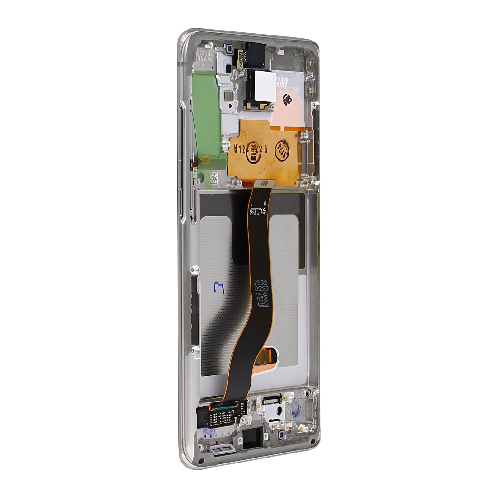 Samsung Galaxy S20 Plus G985F, 5G G986F Display And Digitizer With Frame Cloud White Service Pack