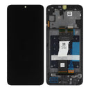 Samsung Galaxy A05s A057F Display And Digitizer With Frame Black Service Pack