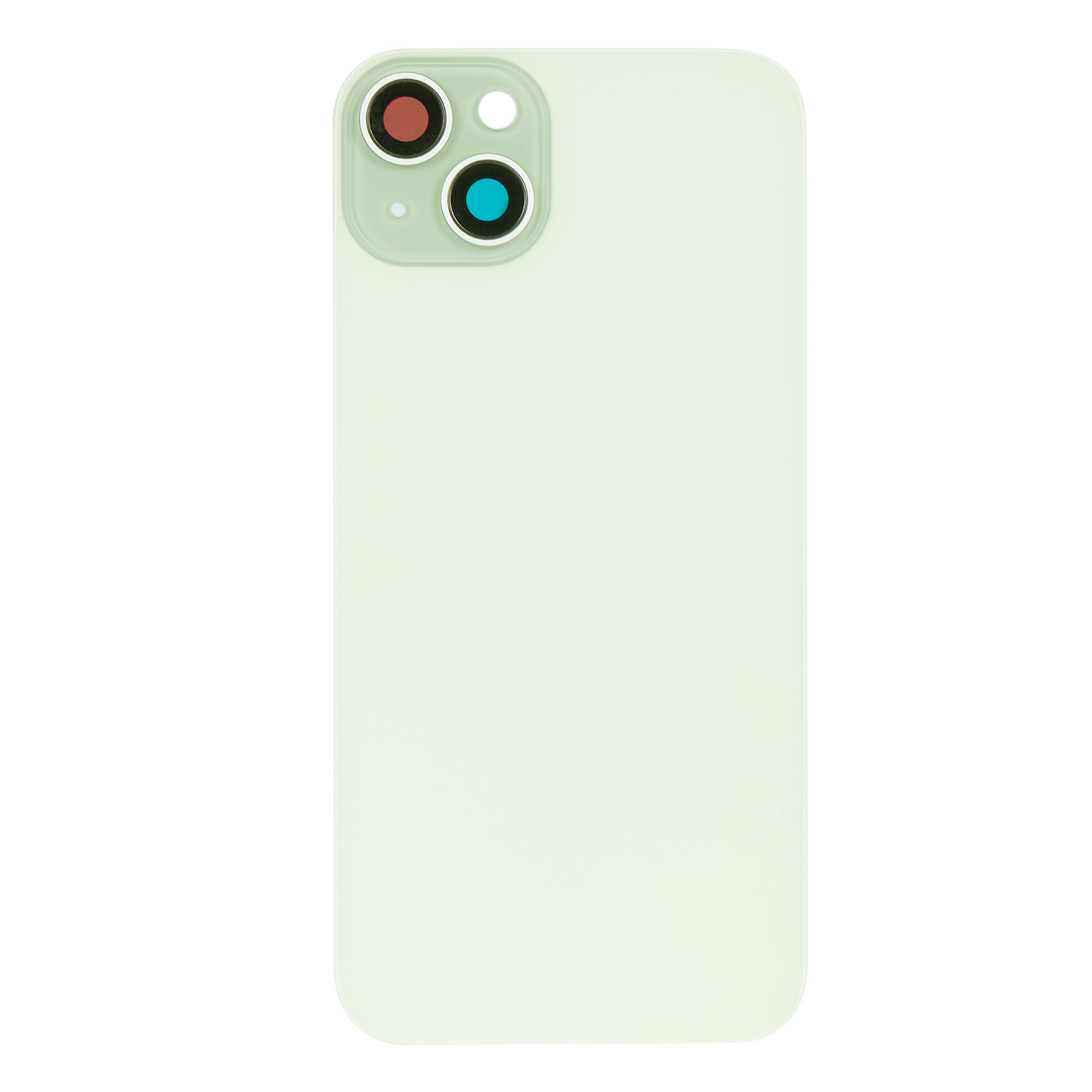 For Apple iPhone 15 Back Glass Without NFC, Enlarged Camera Frame Green Compatible