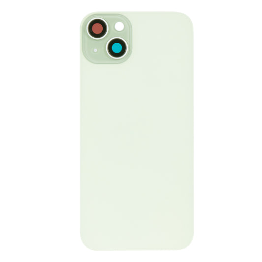 For Apple iPhone 15 Back Glass Without NFC, Enlarged Camera Frame Green Compatible
