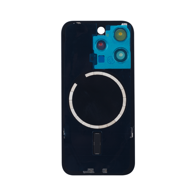 For iPhone 15 Pro Extra Glass With Enlarged Camera Frame White Titanium Compatible