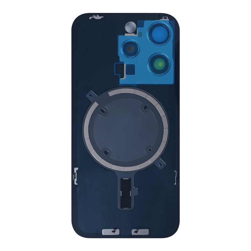 For iPhone 15 Pro Extra Glass With Enlarged Camera Frame Natural Titanium Compatible