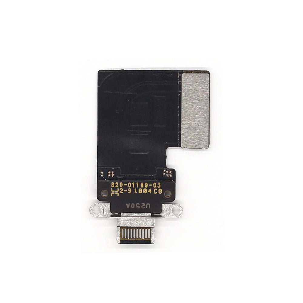 For Apple iPad Pro 11 inch (2018, 2020), iPad Pro 12.9 inch (2018, 2020) System Charging Flex Black Pulled
