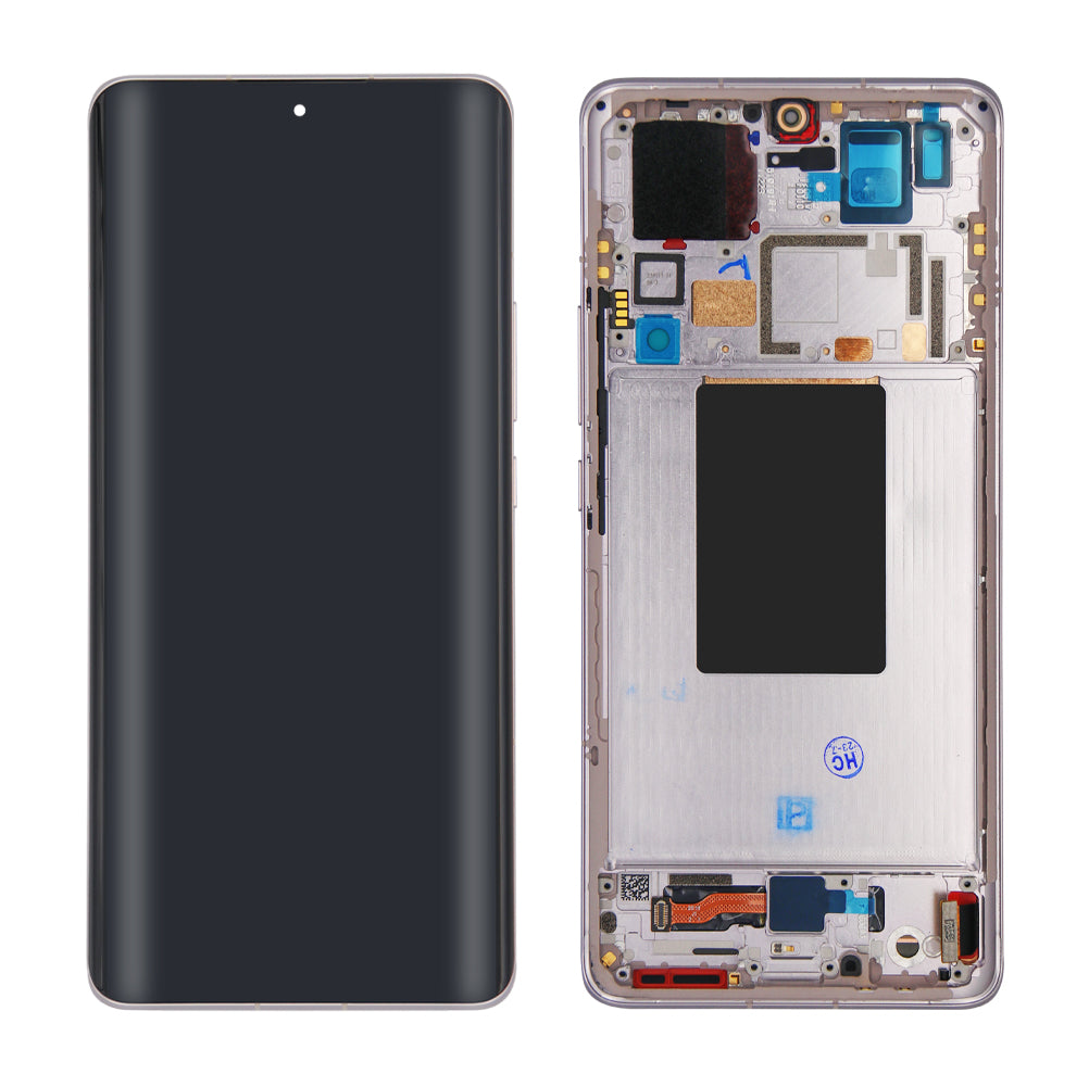 Xiaomi 12 Pro Display And Digitizer With Frame Purple Service Pack