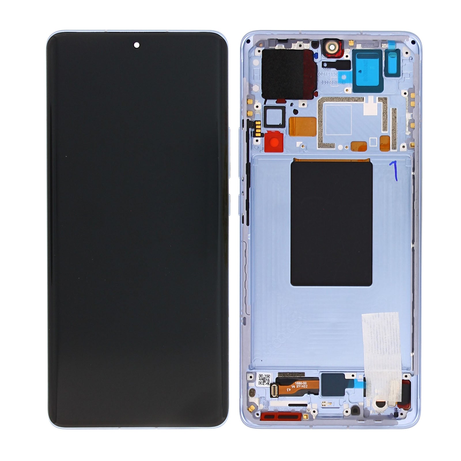 Xiaomi 12 Pro Display And Digitizer With Frame Blue Service Pack