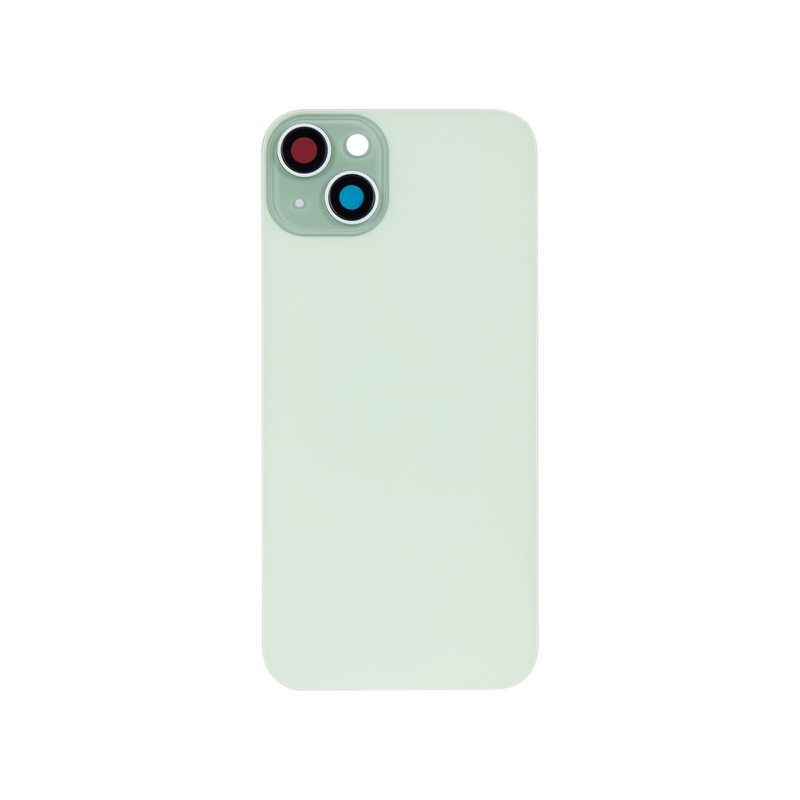 For iPhone 15 Plus Extra Glass With Enlarged Camera Frame Green Compatible