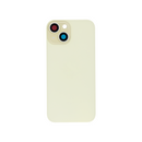 For Apple iPhone 15 Plus Back Glass Without NFC, Enlarged Camera Frame Yellow Compatible
