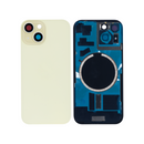 For Apple iPhone 15 Plus Back Glass Without NFC, Enlarged Camera Frame Yellow Compatible