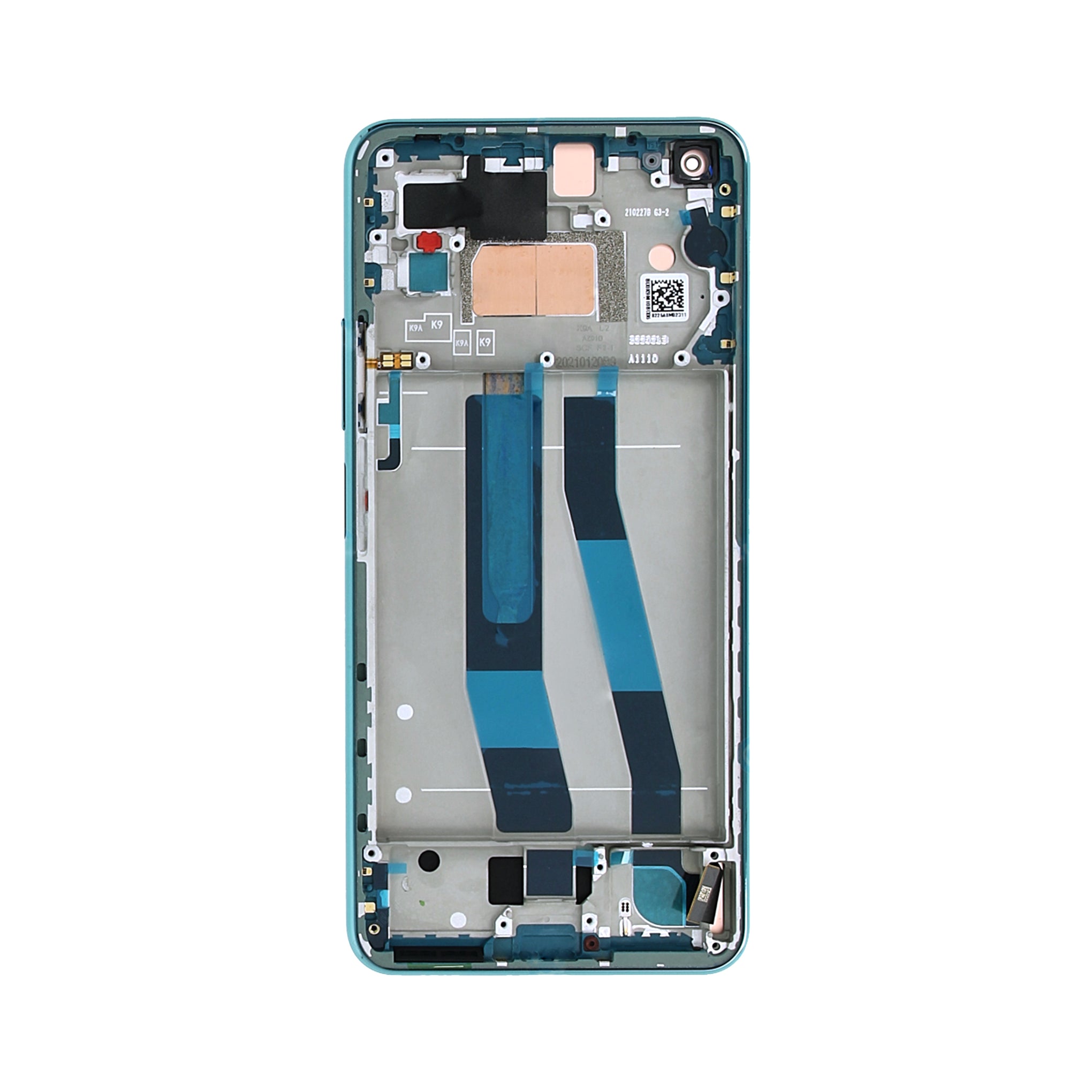 Xiaomi Mi 11 Lite 5G NE Display And Digitizer With Frame Bubblegum Blue OEM