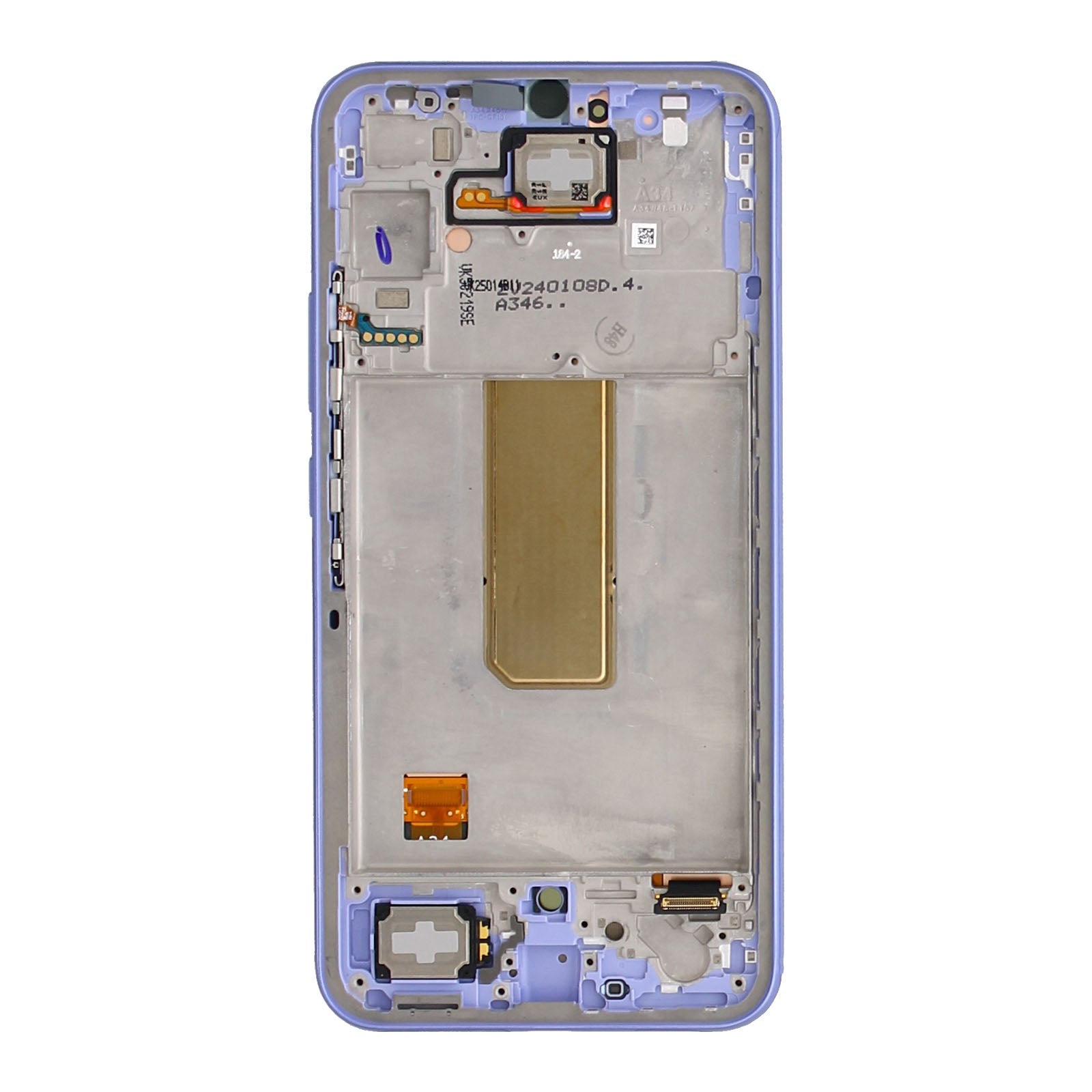 Samsung Galaxy A34 5G A346B Display And Digitizer With Frame Violet Service Pack