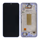 Samsung Galaxy A34 5G A346B Display And Digitizer With Frame Violet Service Pack