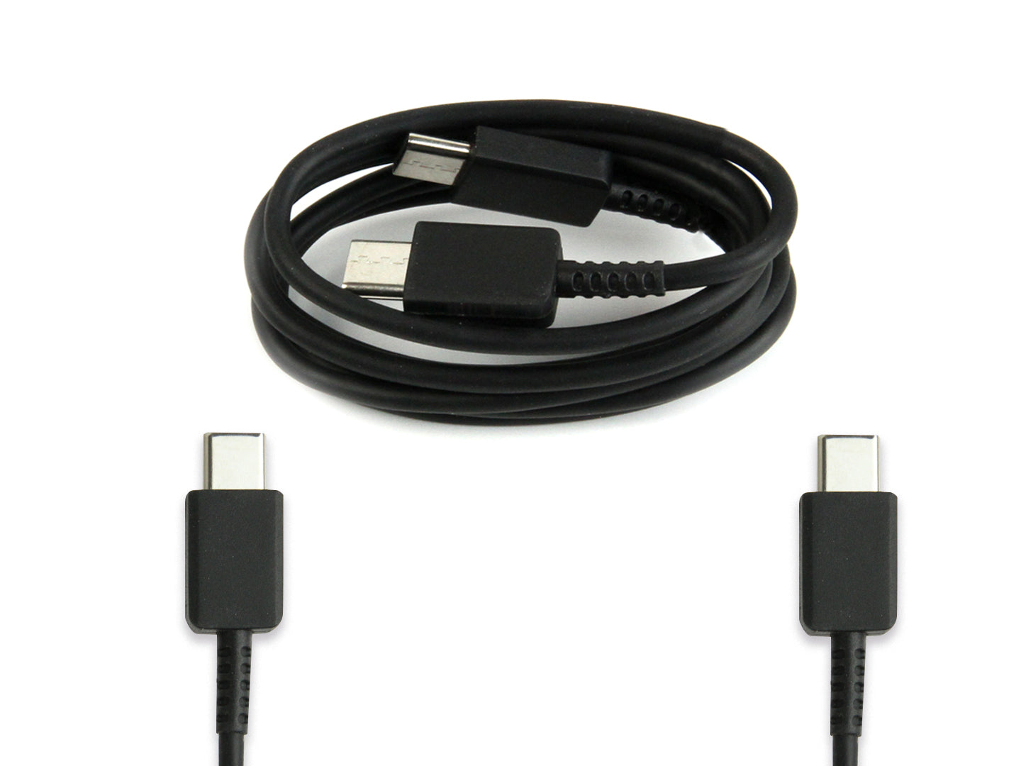USB-C to USB-C Data Cable Black 100cm Black Retail Box