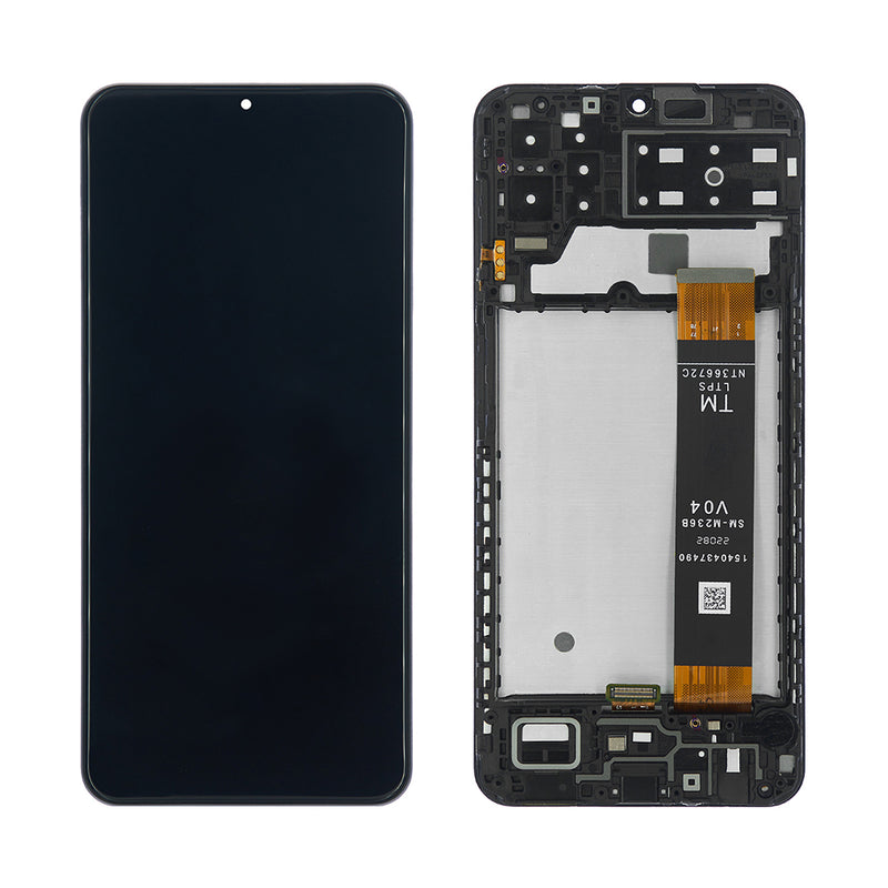 Samsung Galaxy M23 5G M236B Display And Digitizer With Frame (CSOT Flex Version) Black Service Pack