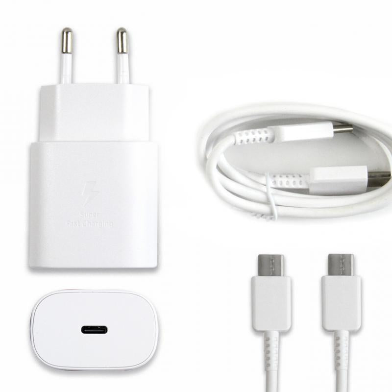 Fast Charge Travel Adaptor 25W Incl. USB-C Cable 100cm White Retail Box