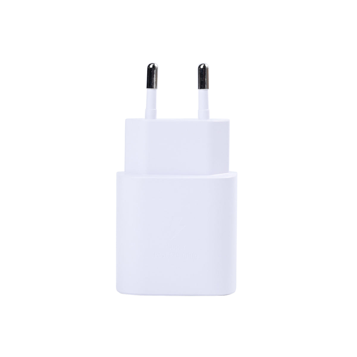 Fast Charge Travel Adapter With USB-C Cable 100cm 25W White Retail Box