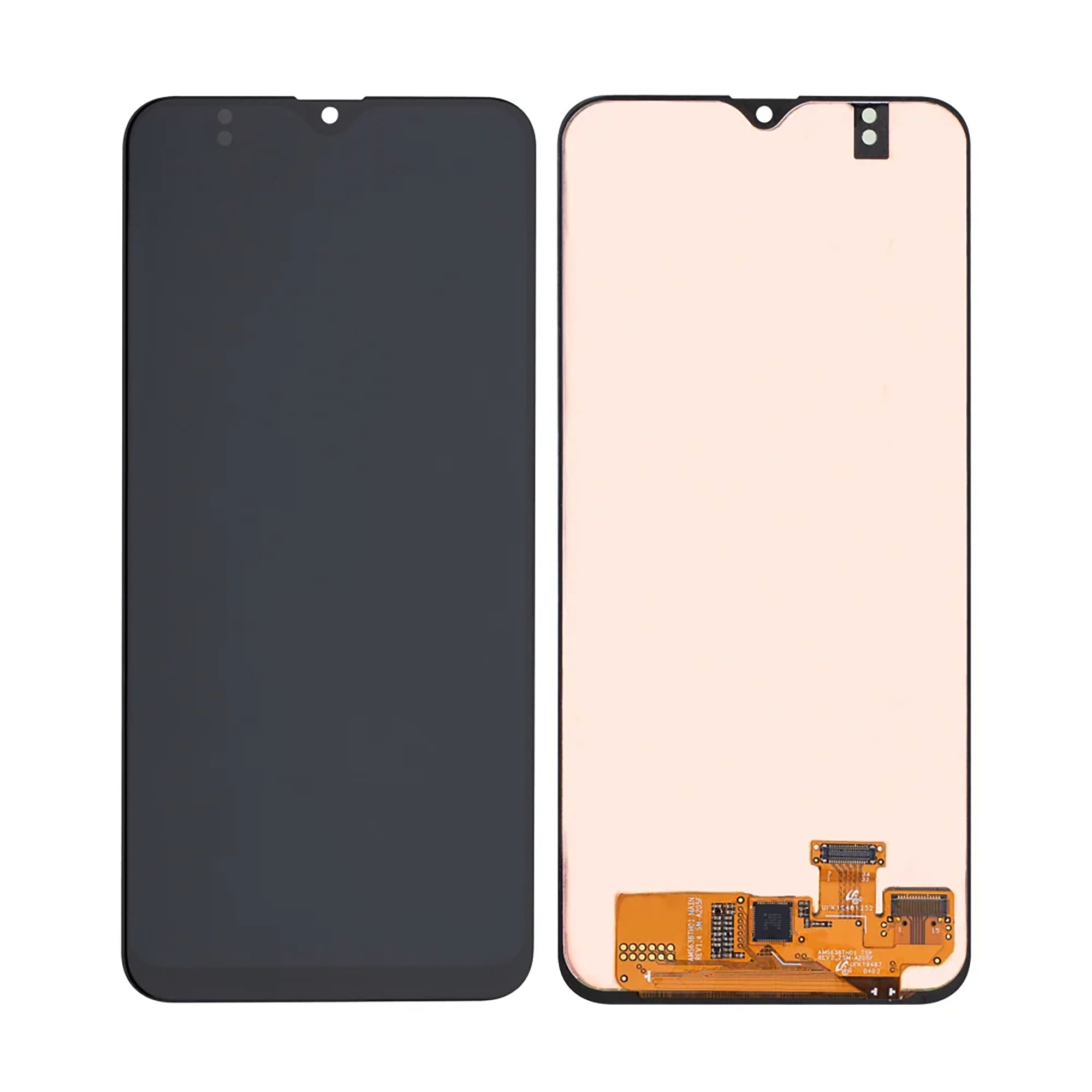 Samsung Galaxy A20 A205F Display And Digitizer Without Frame Black OEM