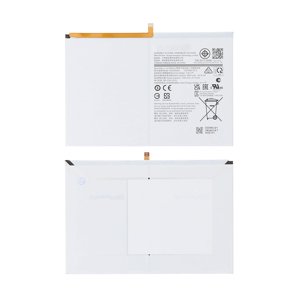 Samsung Galaxy Tab A8 10.5 inch (2021) X200, X205 Battery HQ-6300SA OEM