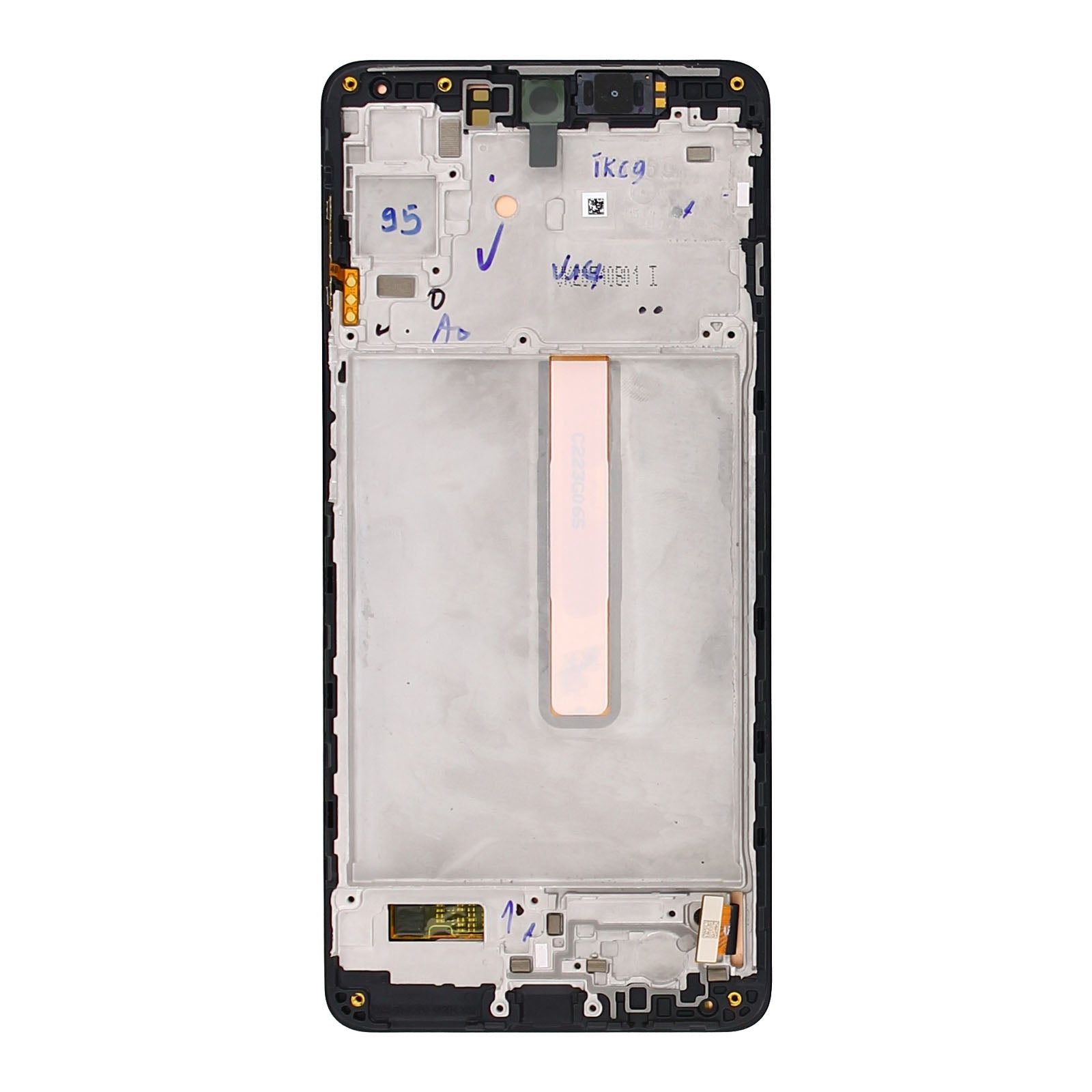 Samsung Galaxy M53 M536B Display And Digitizer With Frame Black Service Pack