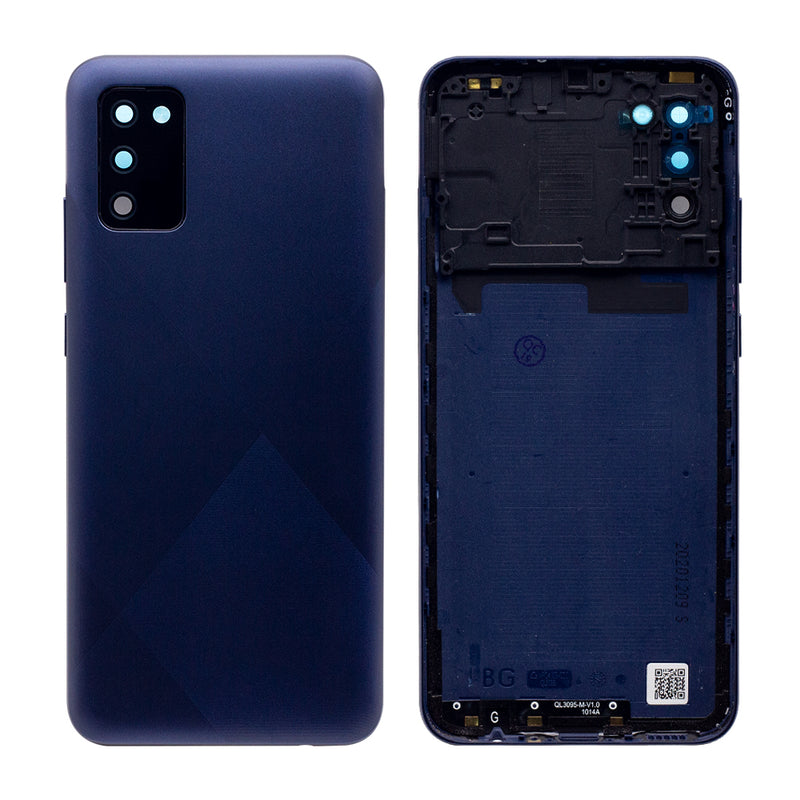 Samsung Galaxy A02s A025F Back Cover Blue With Lens (OEM)