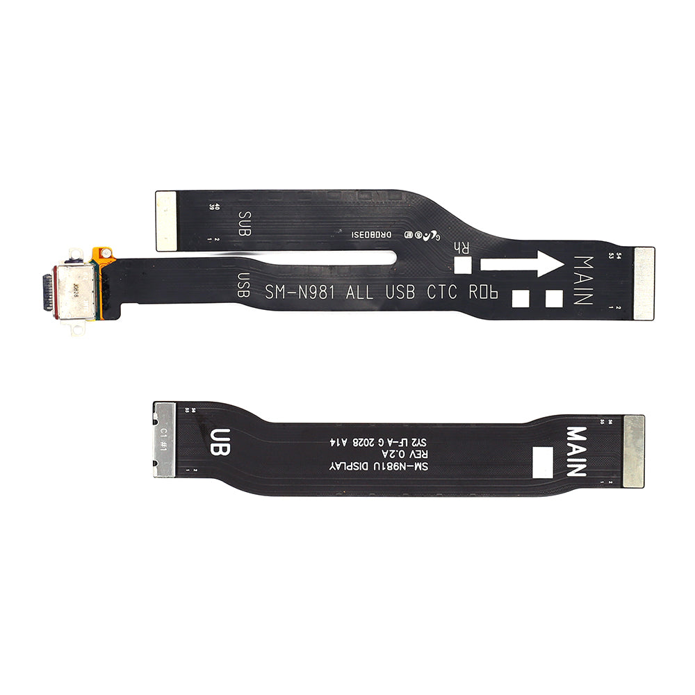 Samsung Galaxy Note 20 N980F, Note 20 5G N981B System Charging And Display Flex OEM