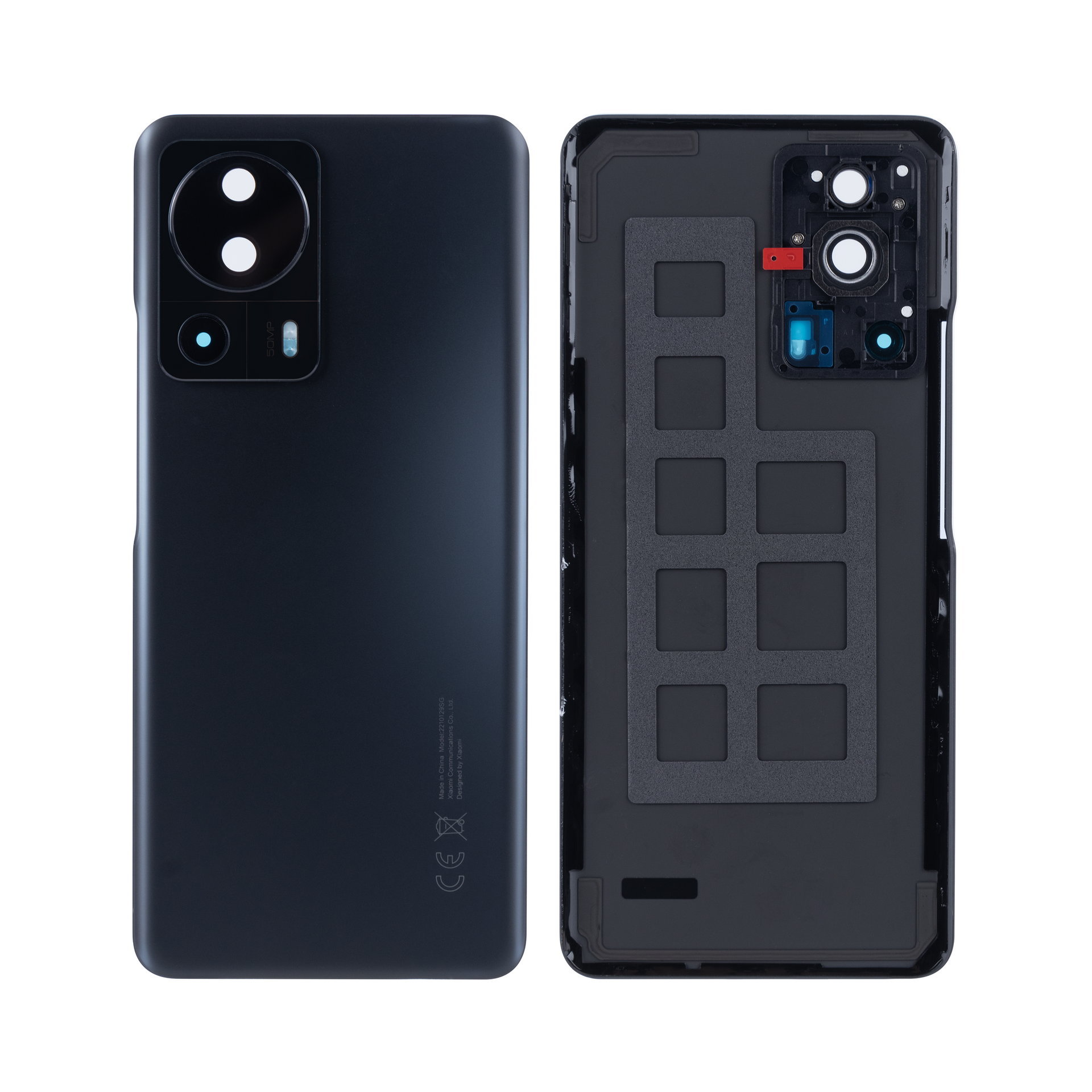 Xiaomi 13 Lite Back Cover With Lens Black OEM