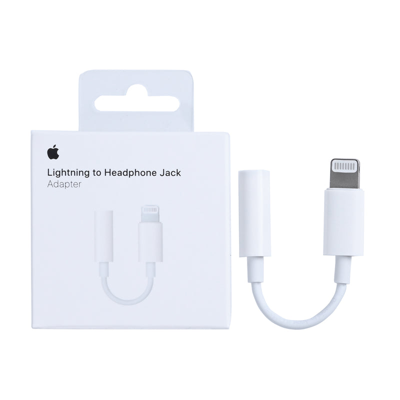 Apple Lightning To 3.5mm Jack Adapter 5cm White (MMX62ZM/A)