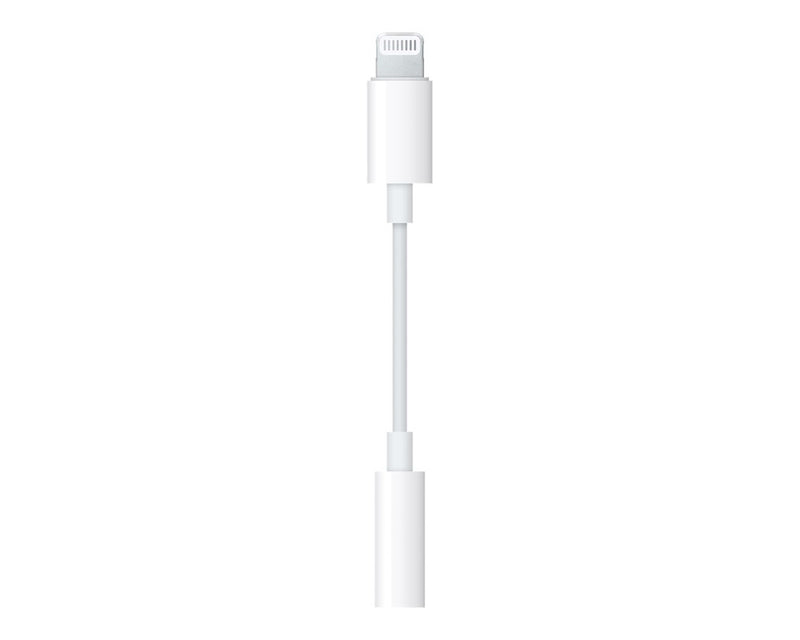 Apple Lightning To 3.5mm Jack Adapter 5cm White (MMX62ZM/A)