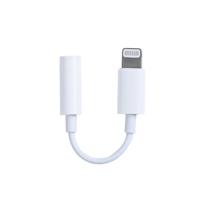 Apple Lightning To 3.5mm Jack Adapter 5cm White (MMX62ZM/A)
