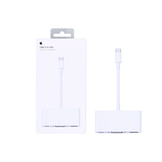 Applde Adapter MJ1L2ZM/A USB-C To Multiport (USB-C, USB-A, VGA) 15cm For Mackbook White