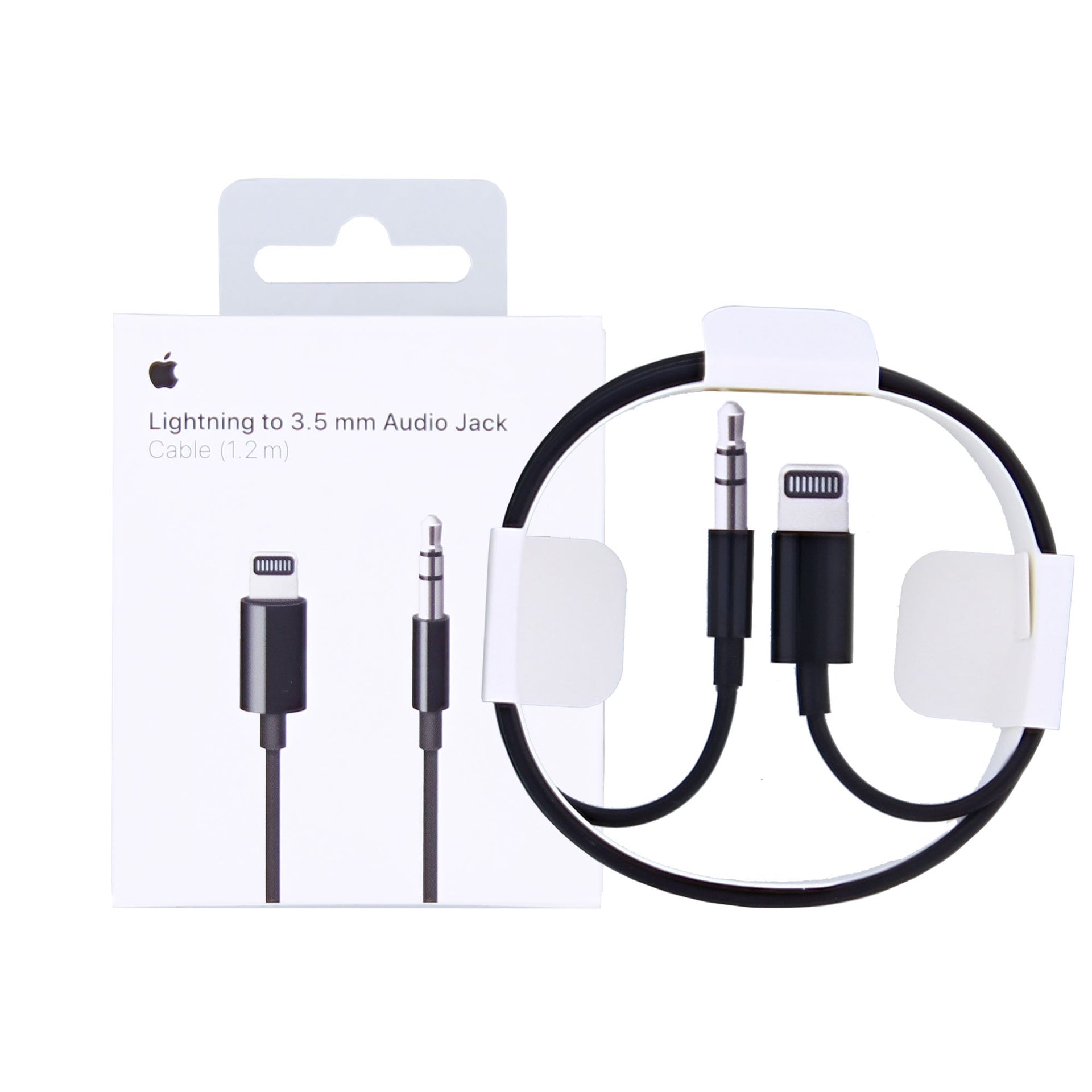 Apple MR2C2ZM/A Lightning To 3.5mm Jack Cable 120cm Black Original Retail Box