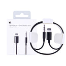 Apple MR2C2ZM/A Lightning To 3.5mm Jack Cable 120cm Black Original Retail Box