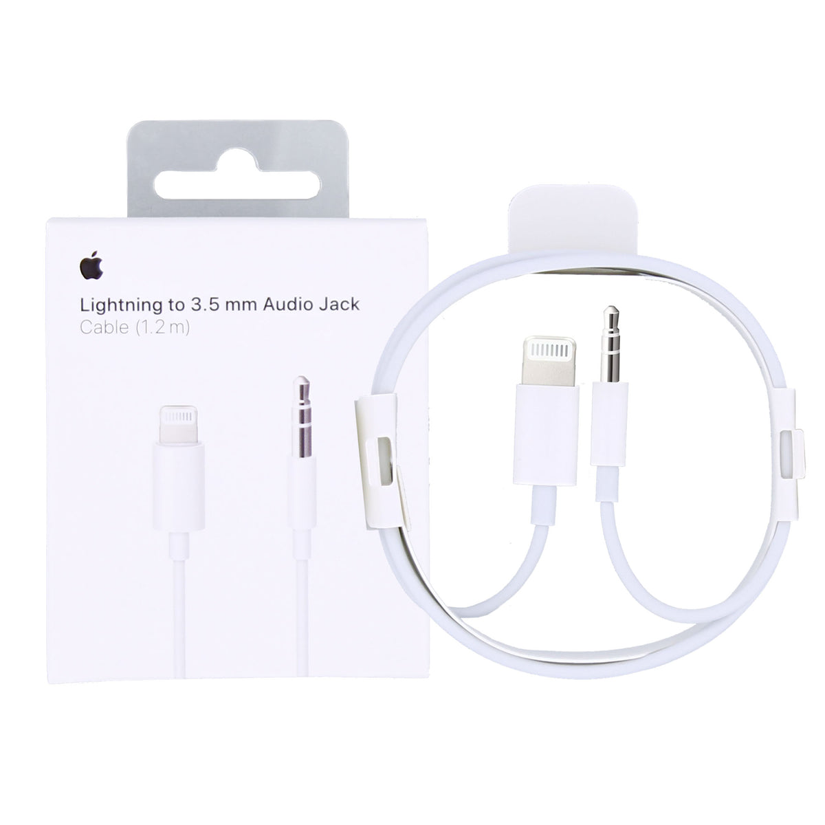 Apple MXK22ZM/A  Lightning To 3.5mm Jack Cable 120cm White Original Retail Box