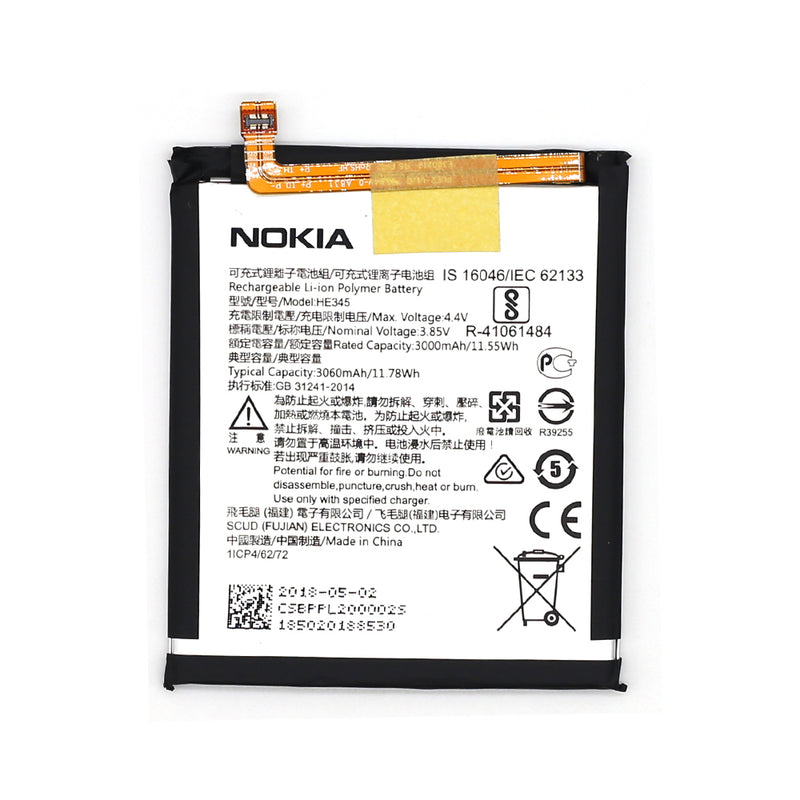 Nokia 6.1 (2018) Battery HE345 (OEM)