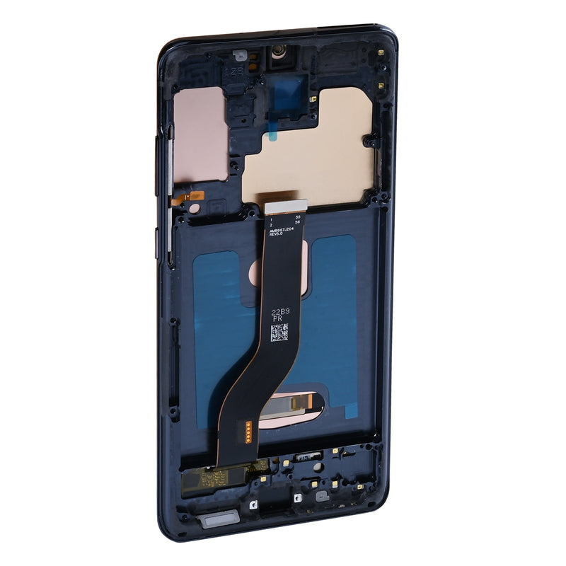 Samsung Galaxy S20 Plus G985F, S20 Plus 5G G986F Display And Digitizer With Frame Black SOFT-OLED