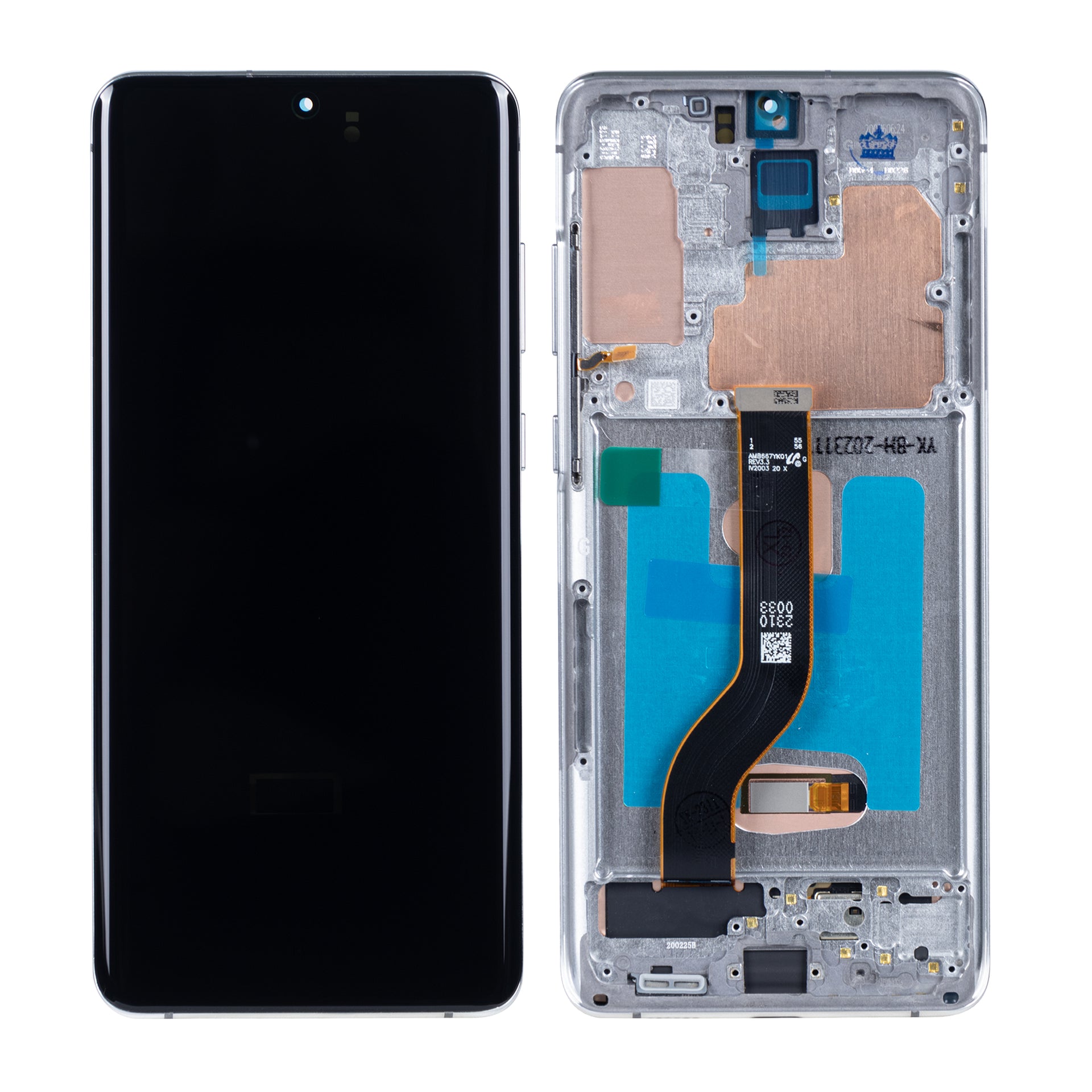 Samsung Galaxy S20 Plus G985F, S20 Plus 5G G986F Display And Digitizer With Frame White Soft-OLED