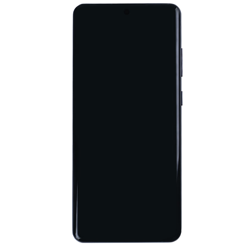 Samsung Galaxy S20 Ultra G988B Display And Digitizer With Frame Cosmic Black SOFT-OLED