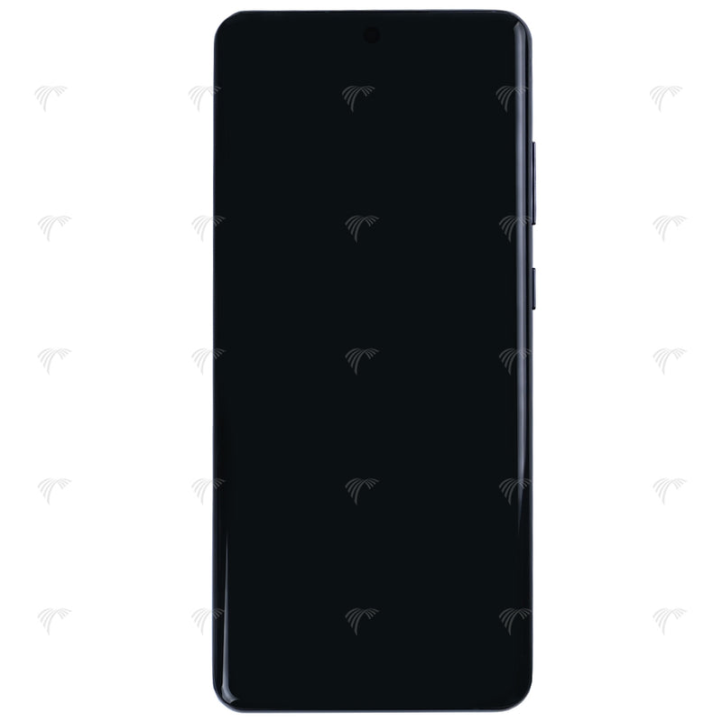 Samsung Galaxy S20 Ultra G988B Display And Digitizer With Frame Cosmic Black SOFT-OLED