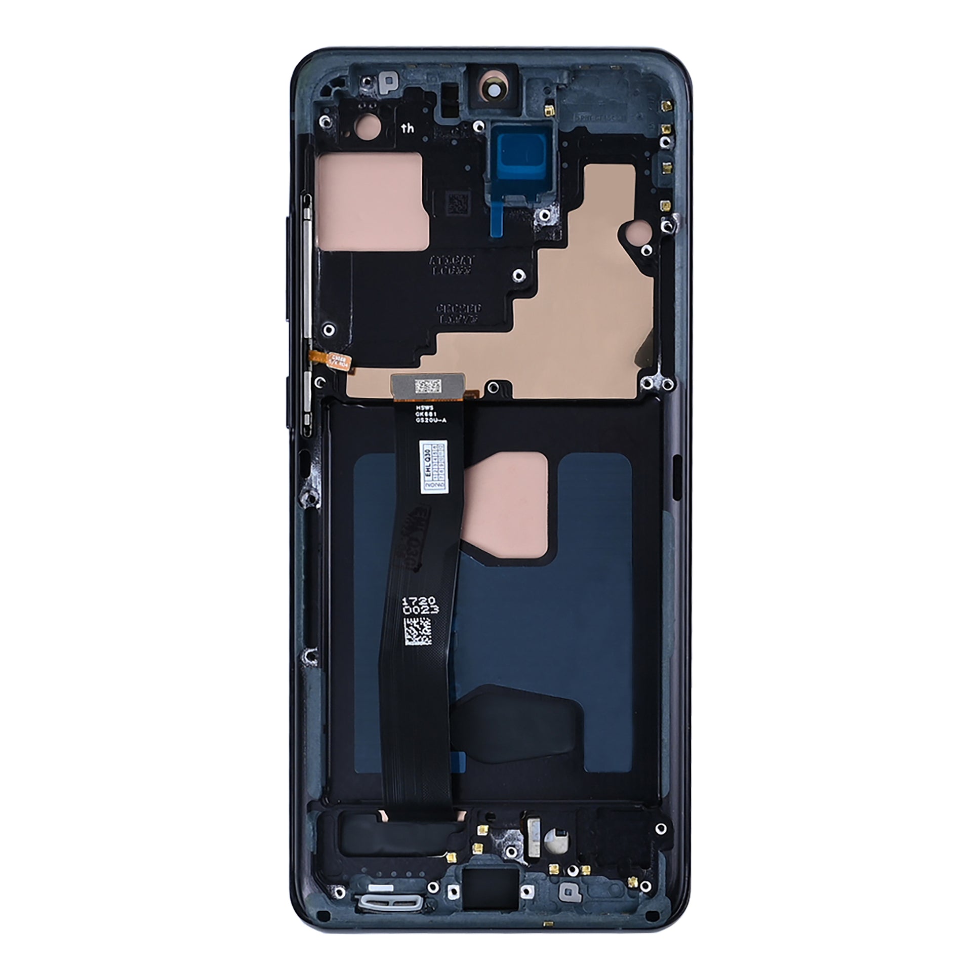 Samsung Galaxy S20 Ultra G988B Display And Digitizer With Frame Cosmic Black Soft-OLED