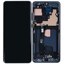 Samsung Galaxy S20 Ultra G988B Display And Digitizer With Frame Cosmic Black Soft-OLED