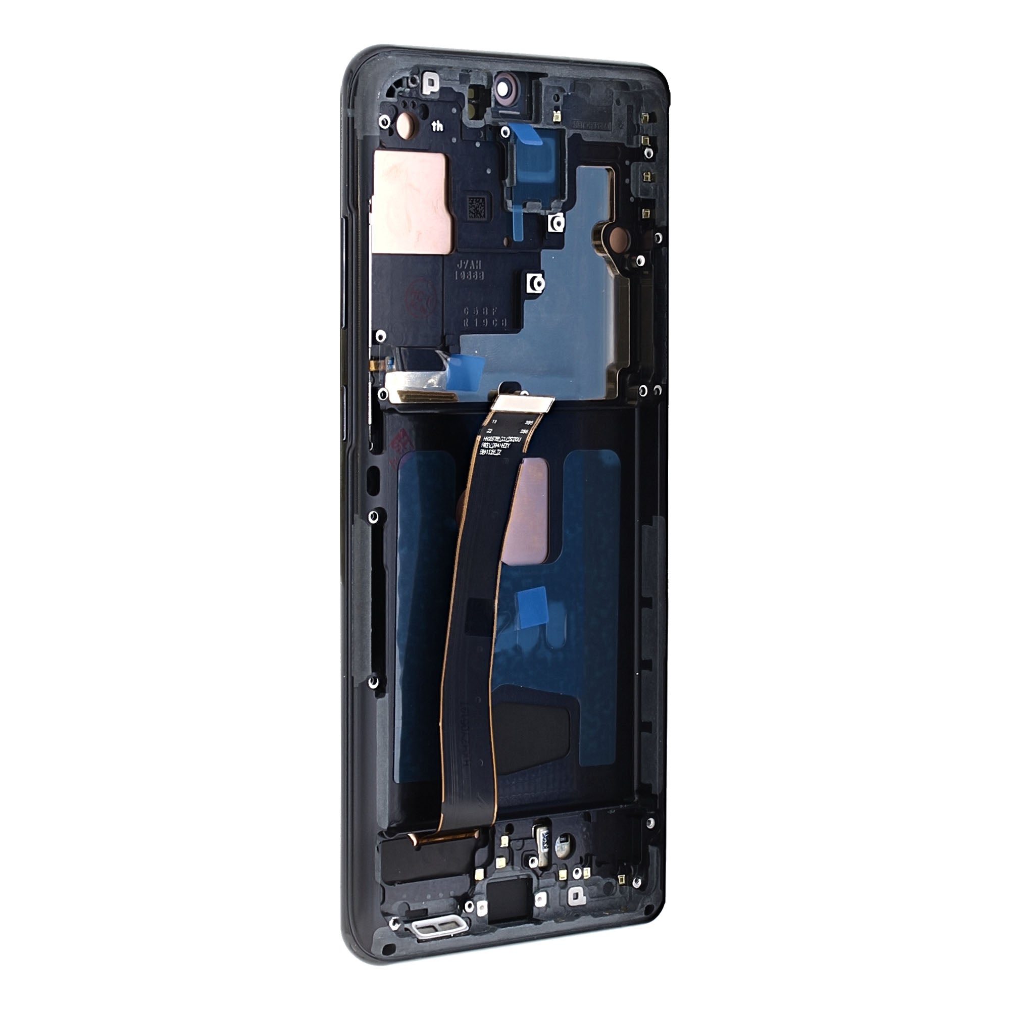 Samsung Galaxy S20 Ultra G988B Display And Digitizer With Frame Cosmic Black Soft-OLED