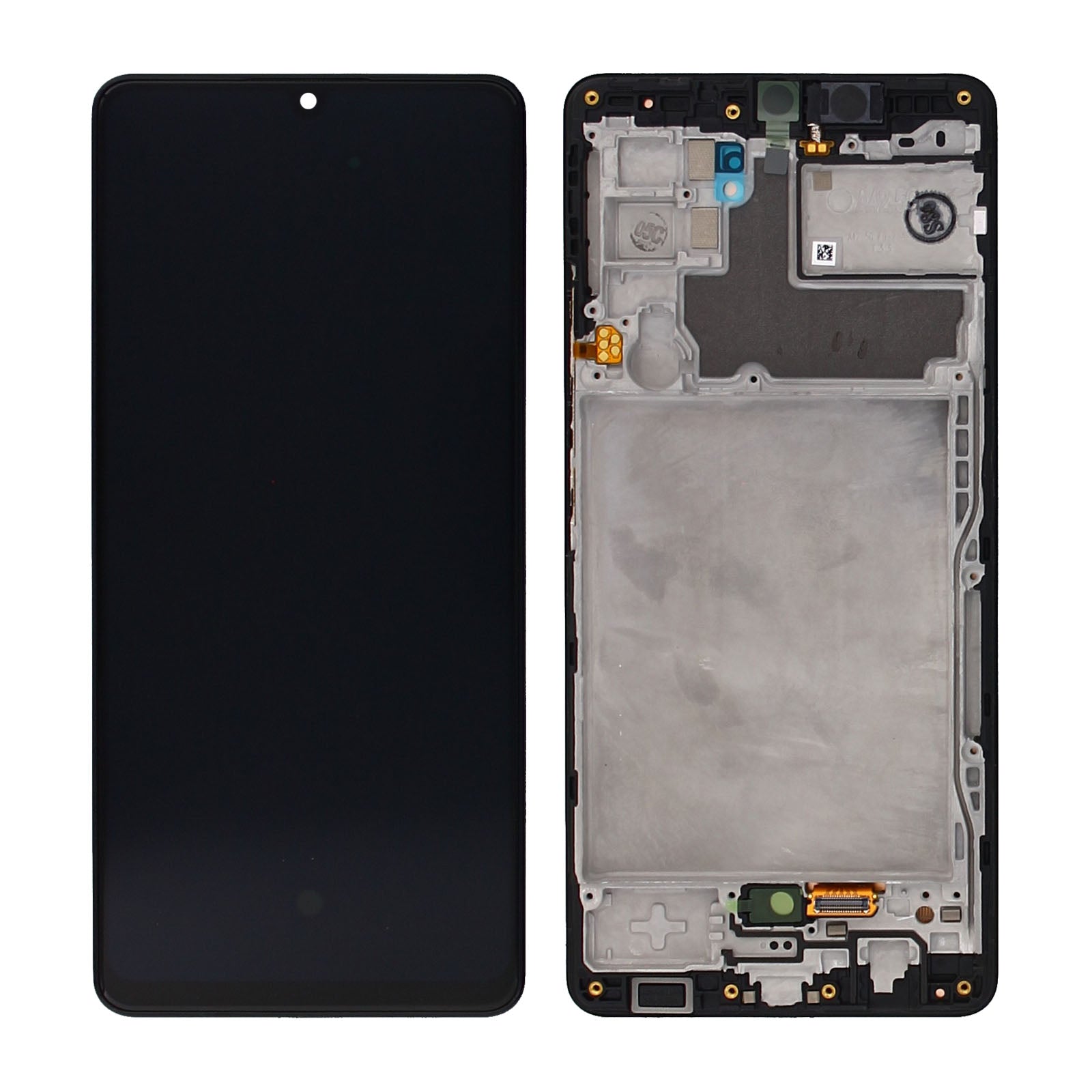 Samsung Galaxy A42 5G A426B Display And Digitizer With Frame Prism Dot Black Service Pack