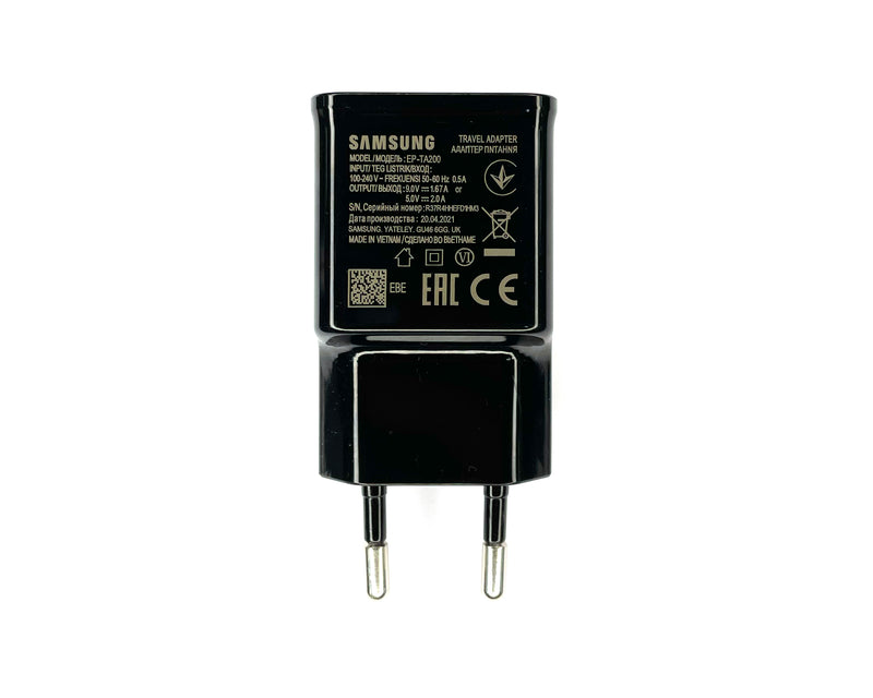 Samsung Fast Charger USB-A 15W EP-TA200 Black OEM Bulk